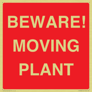 BEWARE! MOVING PLANT